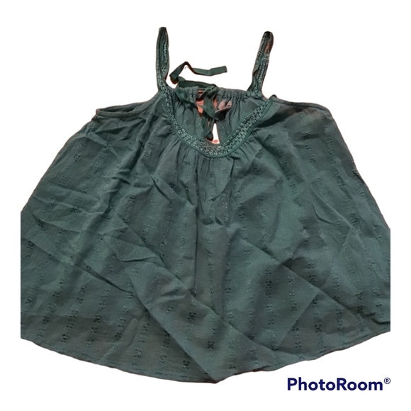 Ecote XS urban outfitters summer top green boho - Picture 2 of 5